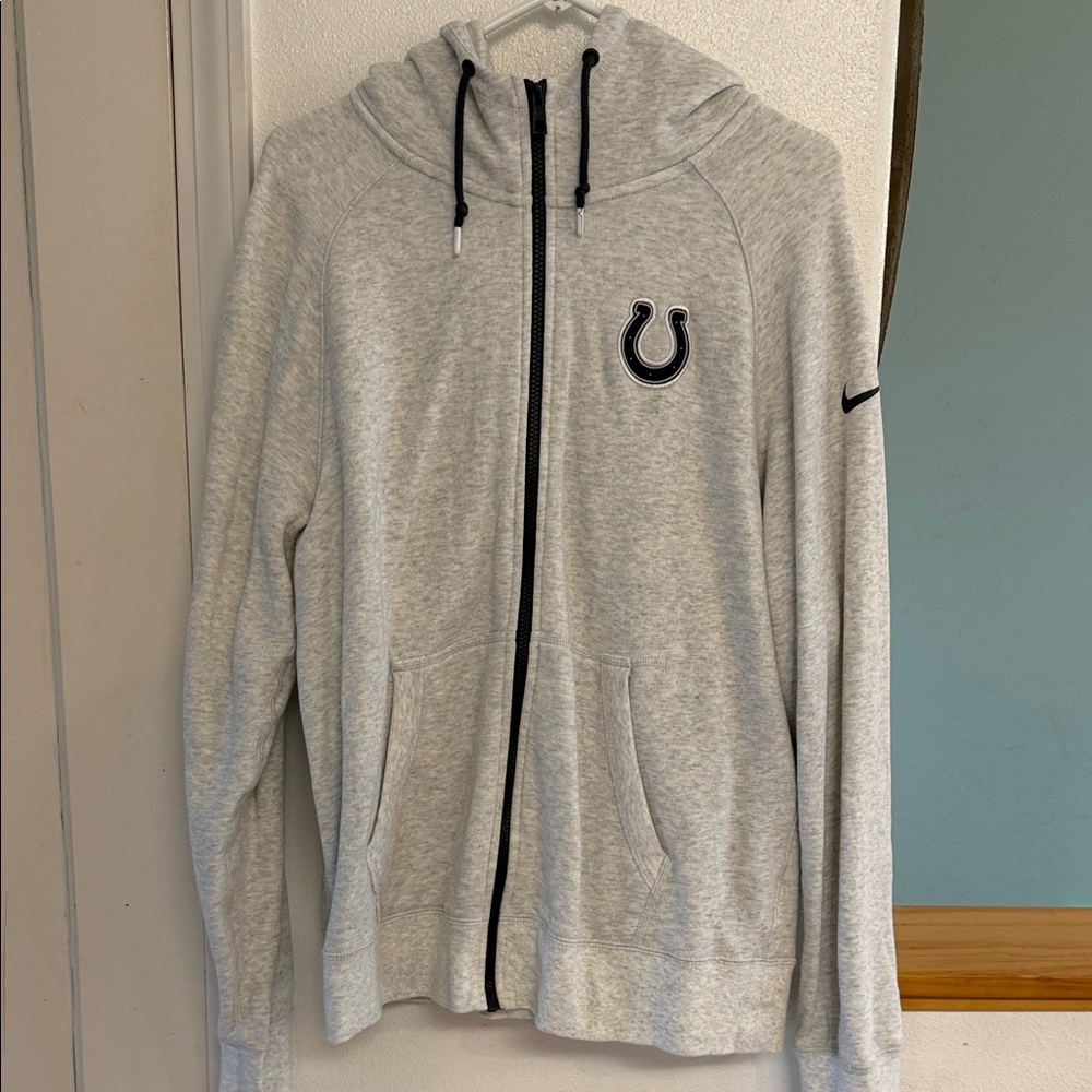 Nike Gray Zip-Up Hoodie